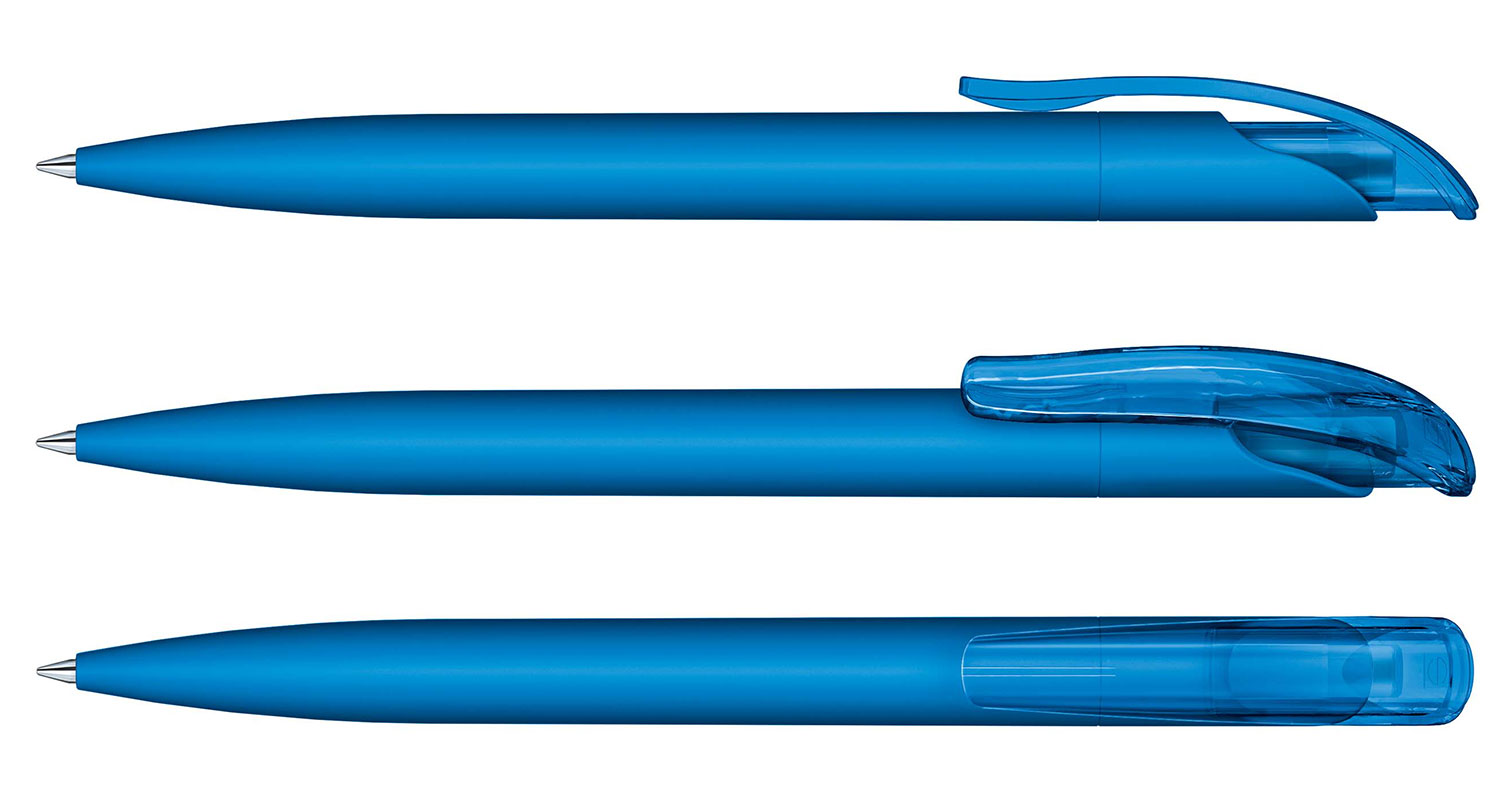 Senator Kugelschreiber Challenger Blau Soft Touch