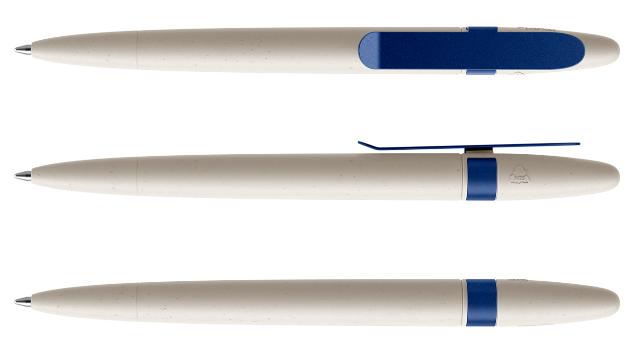 Prodir Kugelschreiber DS5 TSE E03 S61 Shell Metall-Clip Blau