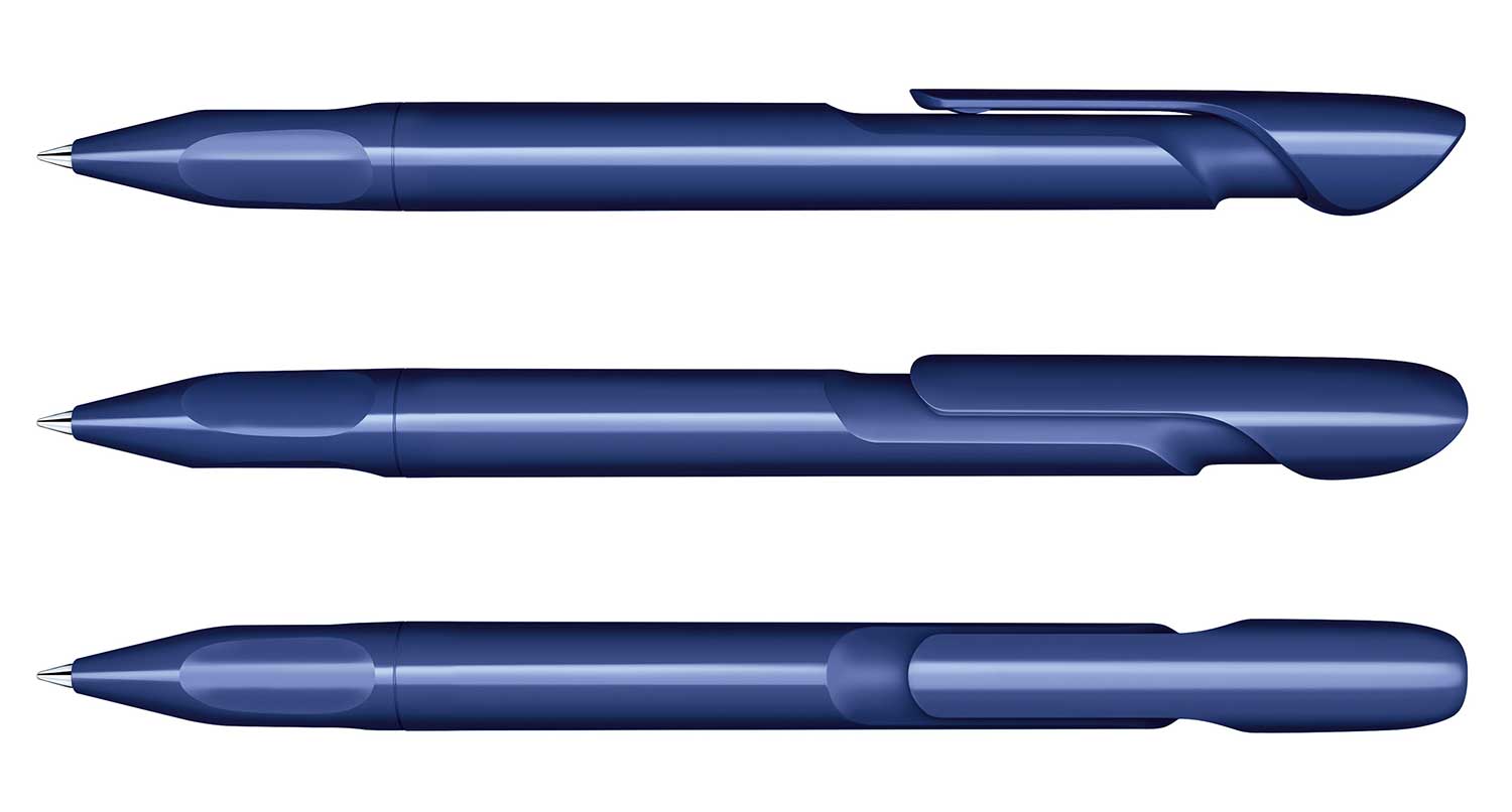 Senator Kugelschreiber Evoxx Recycled Blau Poliert