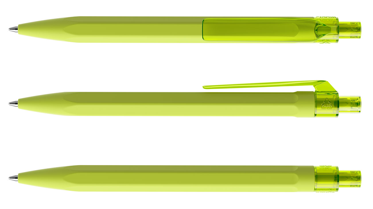 Prodir Kugelschreiber QS50 PRT R66 Gelbgrün Soft-Touch