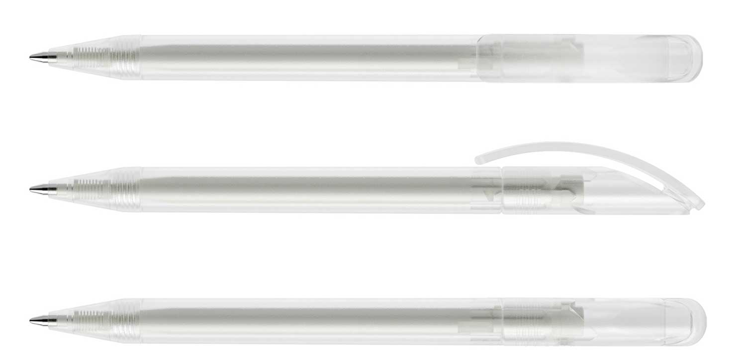 Prodir Kugelschreiber DS3 TFF F01 Clear Frosted