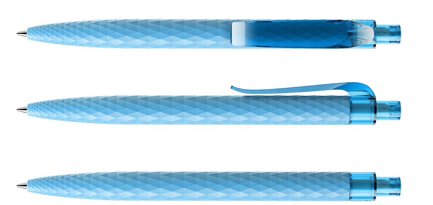 Prodir Kugelschreiber QS01 PMT M58 Hellblau Matt