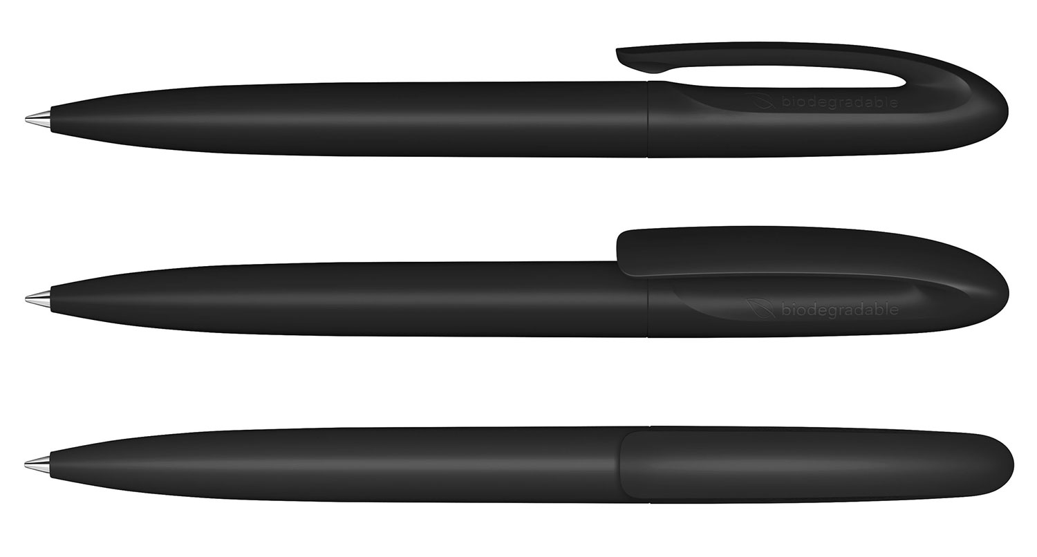 Senator Kugelschreiber Skeye Bio Schwarz Matt