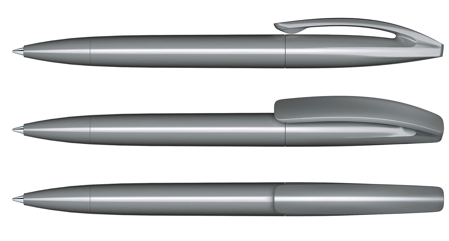 Senator Kugelschreiber Bridge Grau Poliert