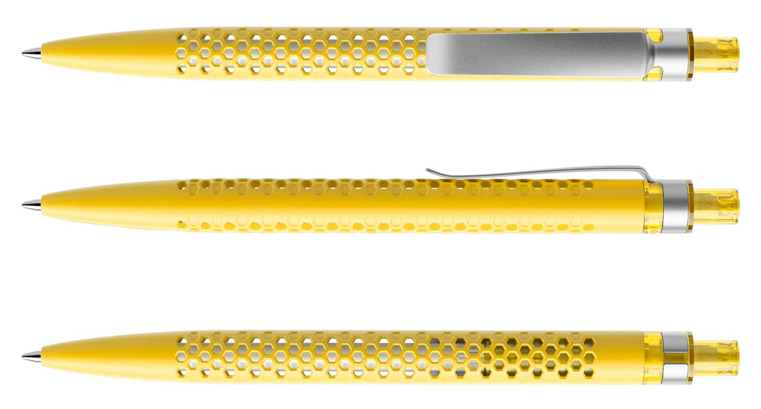 Prodir Kugelschreiber QS40 PMS M07 Gelb Matt Metall-Clip