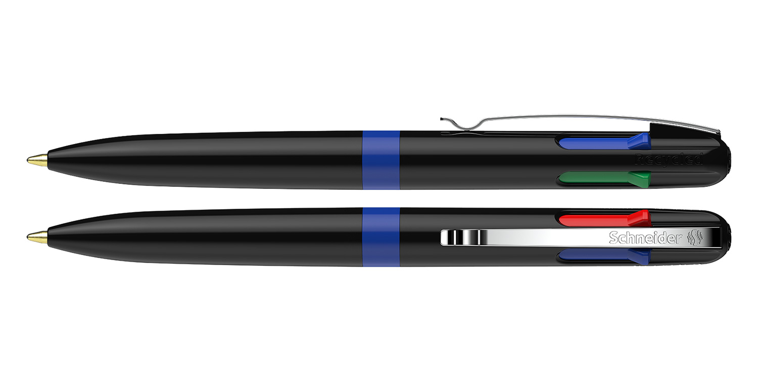 Schneider Kugelschreiber Take 4 Promo Schwarz-Blau