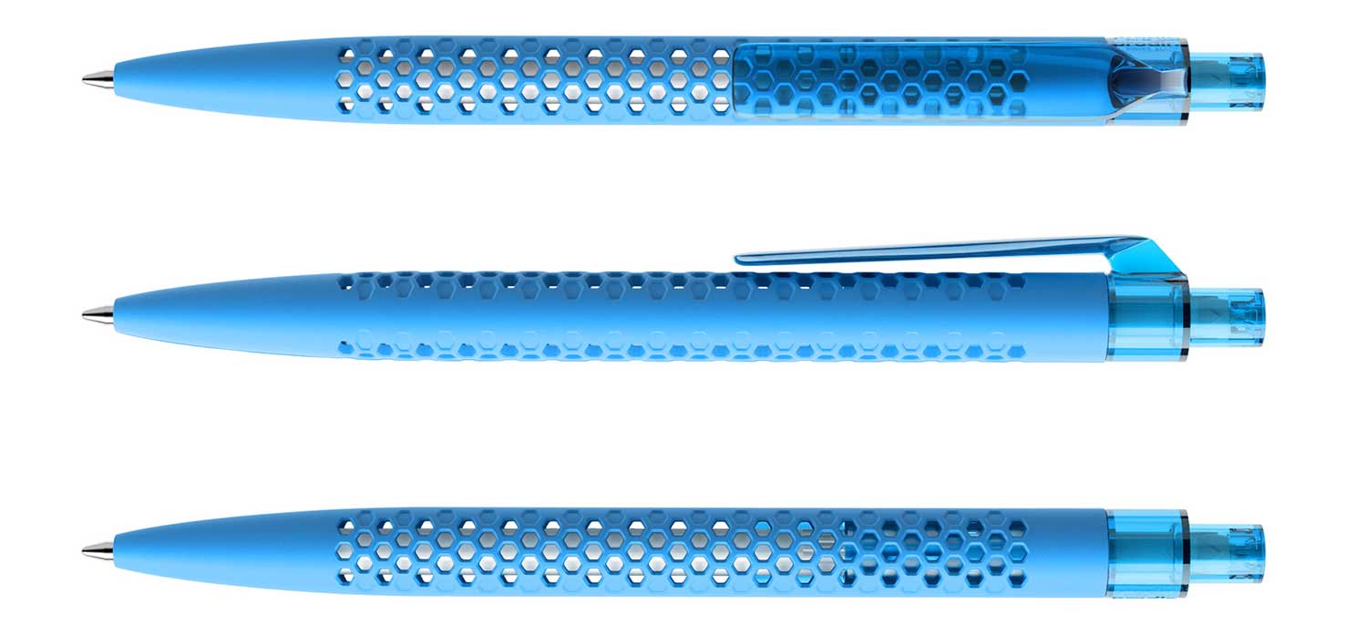 Prodir Kugelschreiber QS40 PRT R58 Hellblau Soft-Touch
