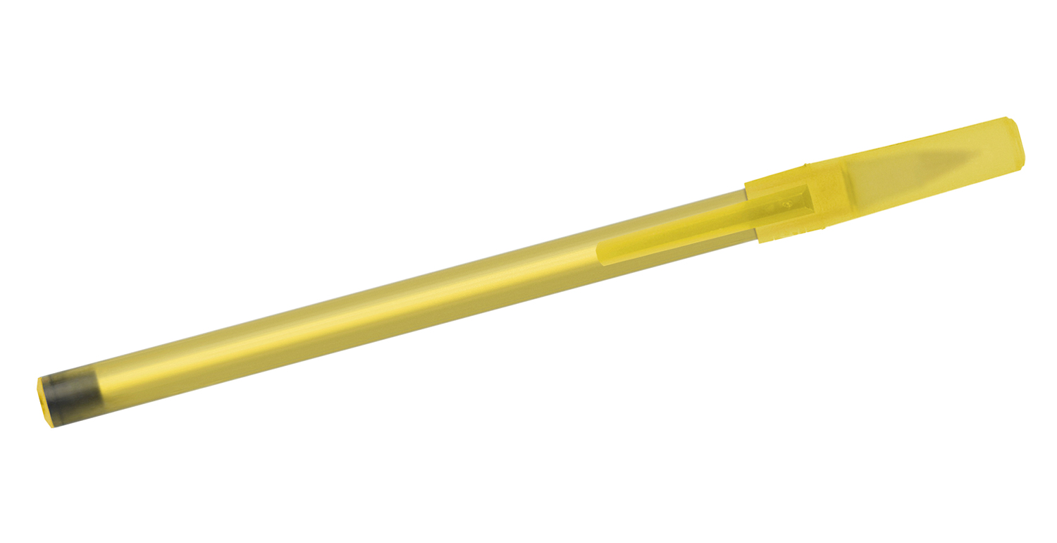 BIC® Kugelschreiber Round Stic Gefrostet Gelb