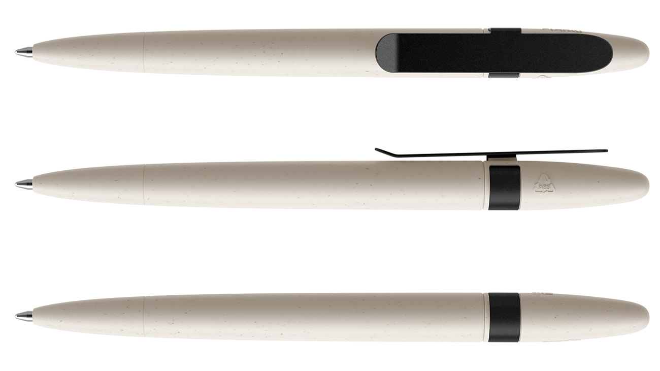 Prodir Kugelschreiber DS5 TSE E03 S80 Shell Metall-Clip Schwarz