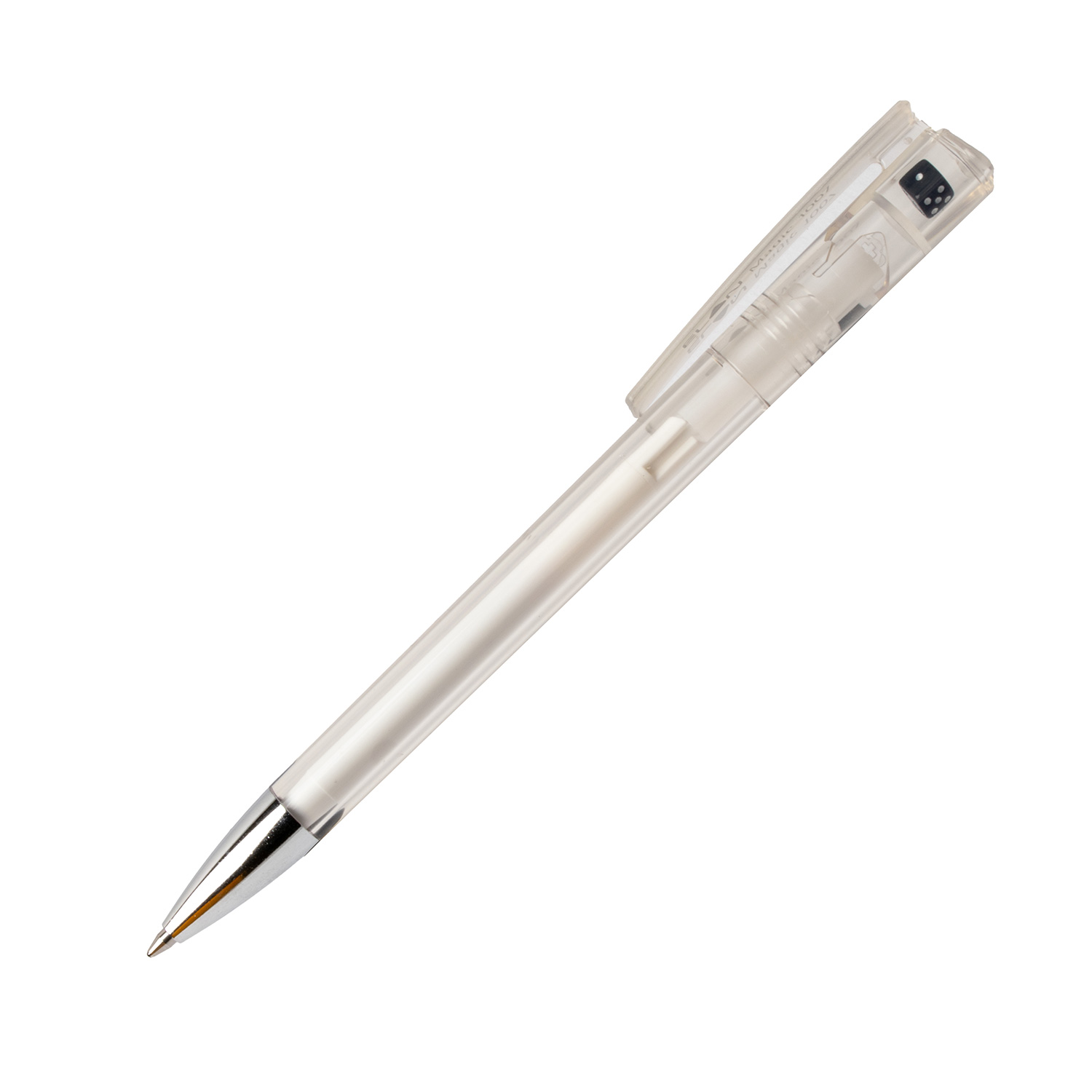 Burger Swiss Pen Kugelschreiber Elan Magic 1007 Transparent Glasklar