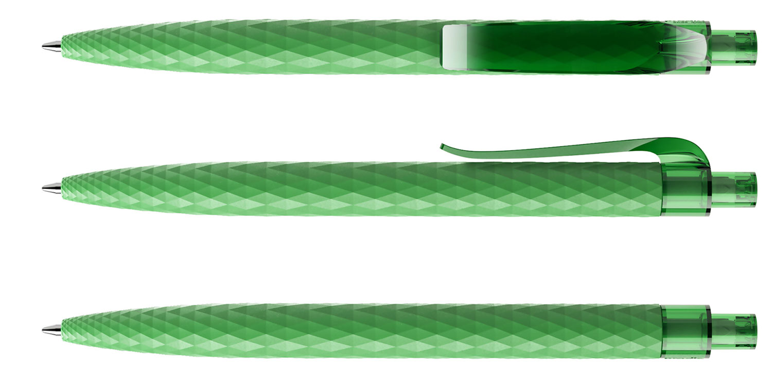 Prodir Kugelschreiber QS01 PRT R67 Grün Soft-Touch
