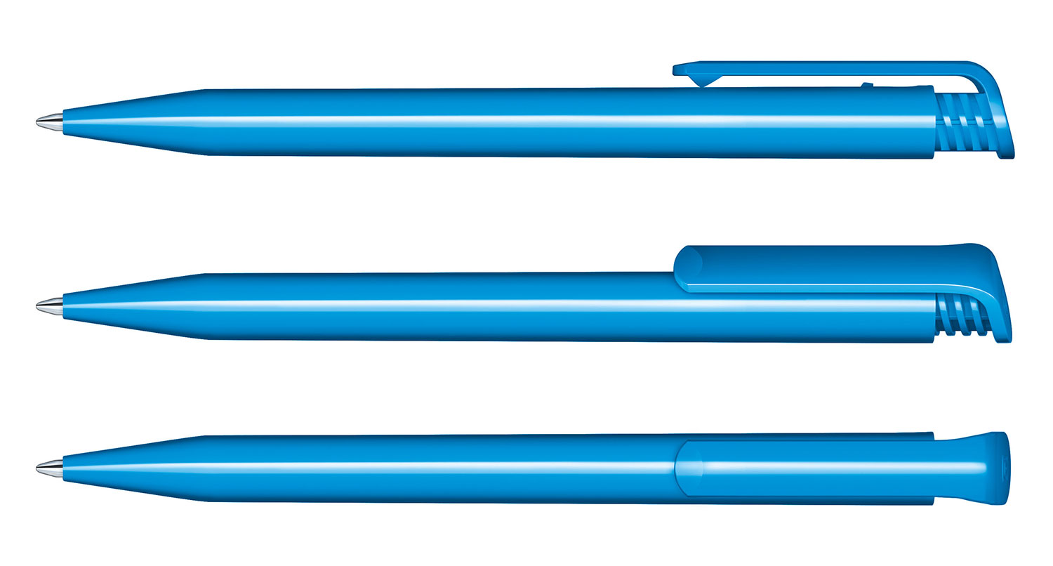 Senator Kugelschreiber Super Hit Hellblau Poliert