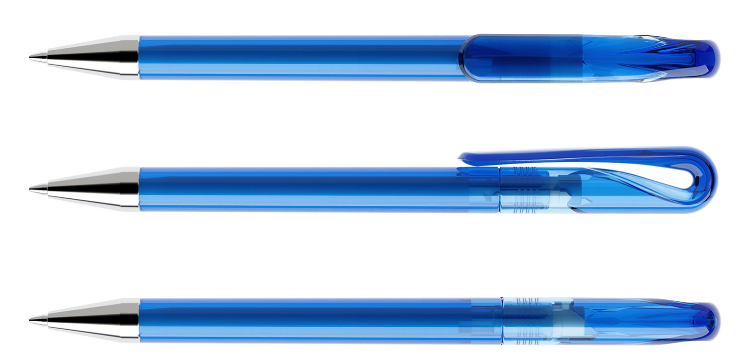 Prodir Kugelschreiber DS1 TTC T55 Sky Transparent