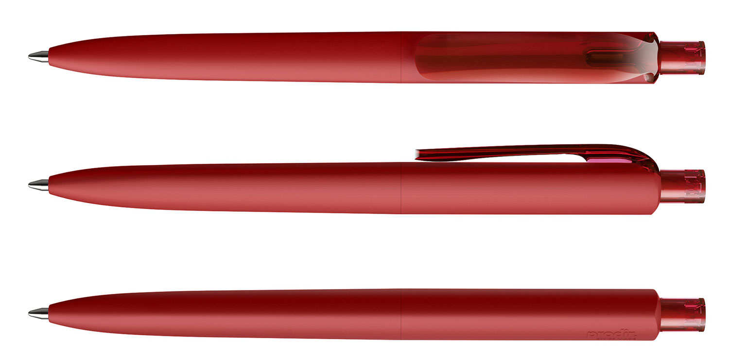 Prodir Kugelschreiber DS8 PRR R21 Dunkelrot Soft-Touch