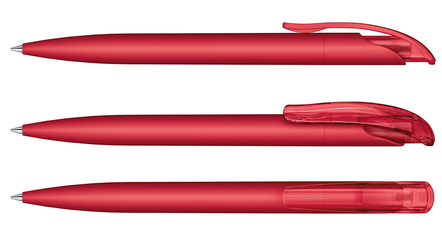 Senator Kugelschreiber Challenger Dunkelrot Soft Touch