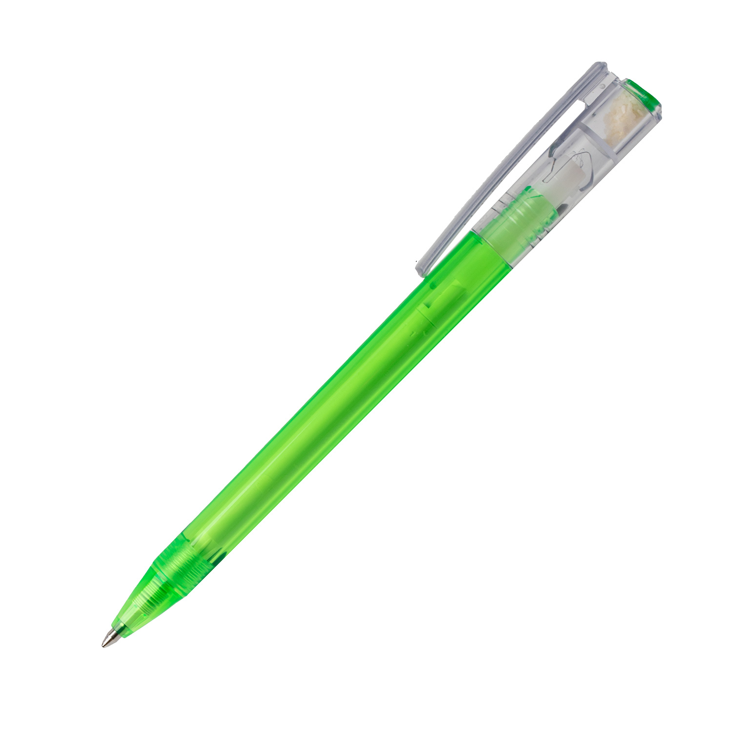 Burger Swiss Pen Kugelschreiber Elan Magic 1006 Transparent Hellgrün