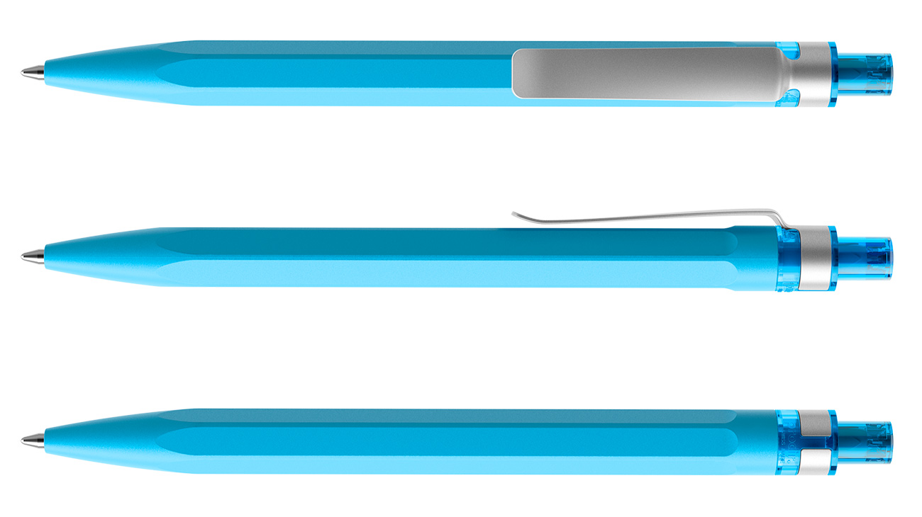 Prodir Kugelschreiber QS50 PMS M58 Hellblau Matt Metall-Clip