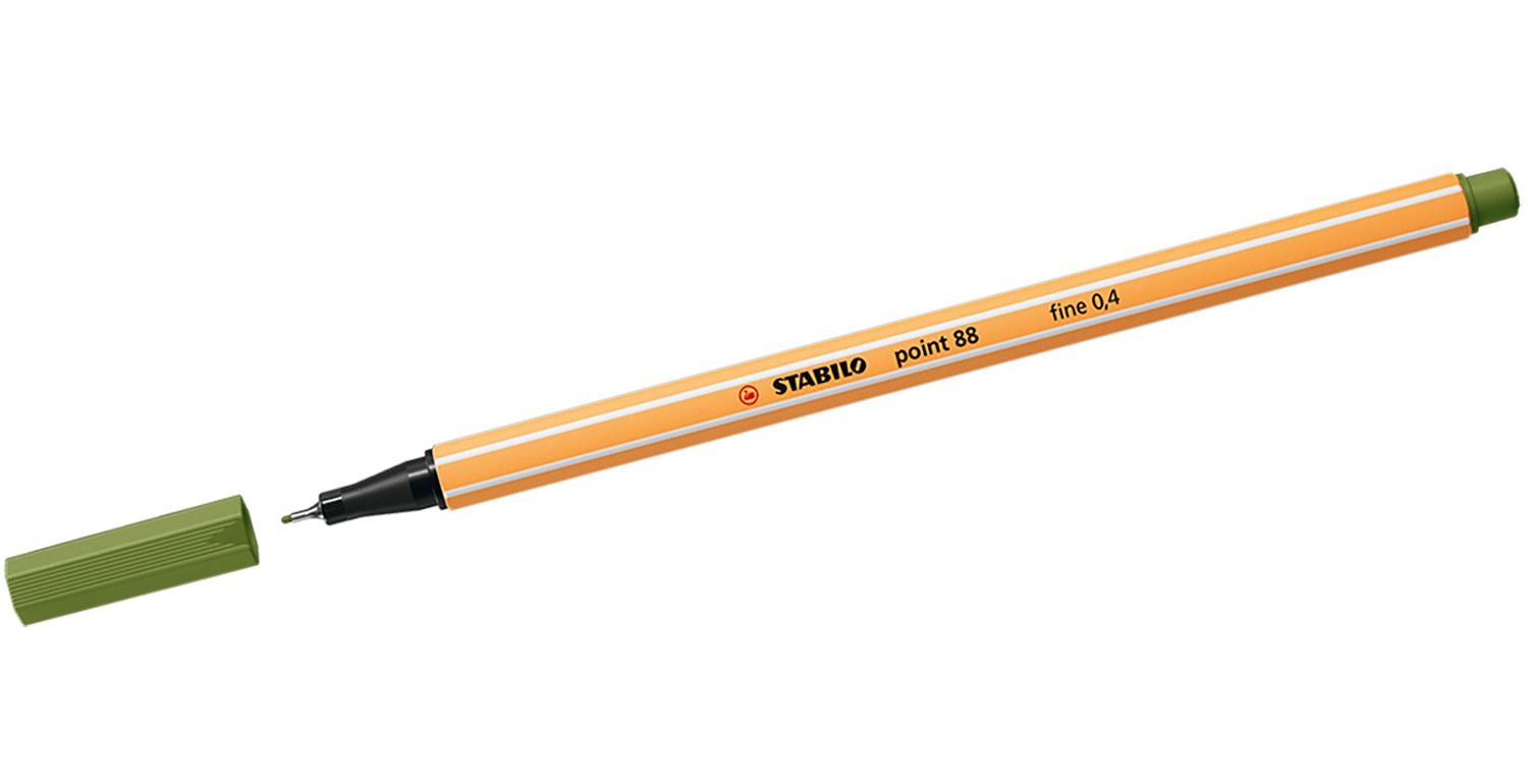 STABILO Fineliner point 88 Moosgrün