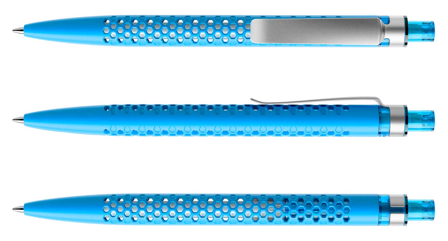 Prodir Kugelschreiber QS40 PMS M58 Hellblau Matt Metall-Clip