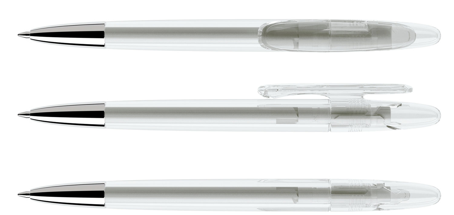 Prodir Kugelschreiber DS5 TTC T01 Clear Transparent