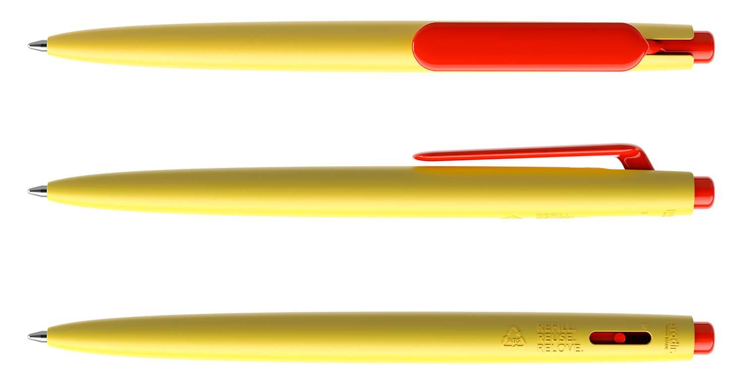 Prodir Kugelschreiber DS11 PMP M07 P20 Gelb-Rot