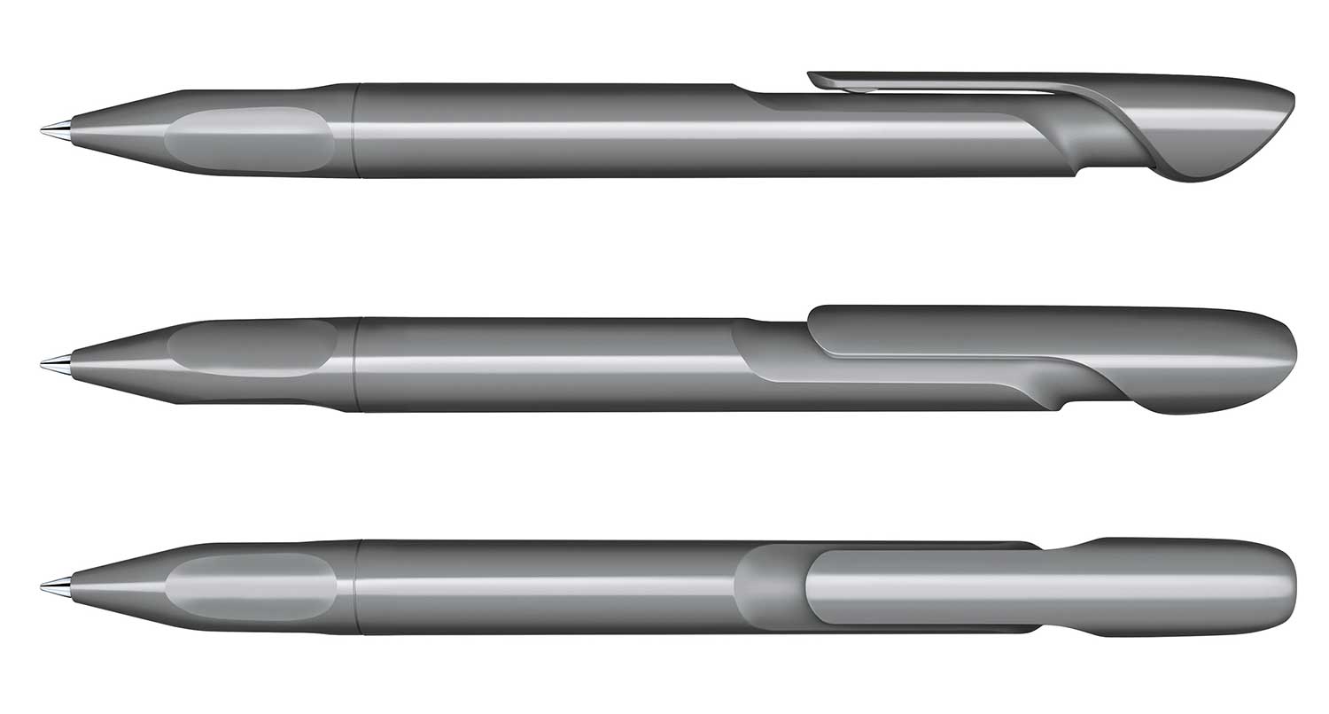 Senator Kugelschreiber Evoxx Recycled Grau Poliert