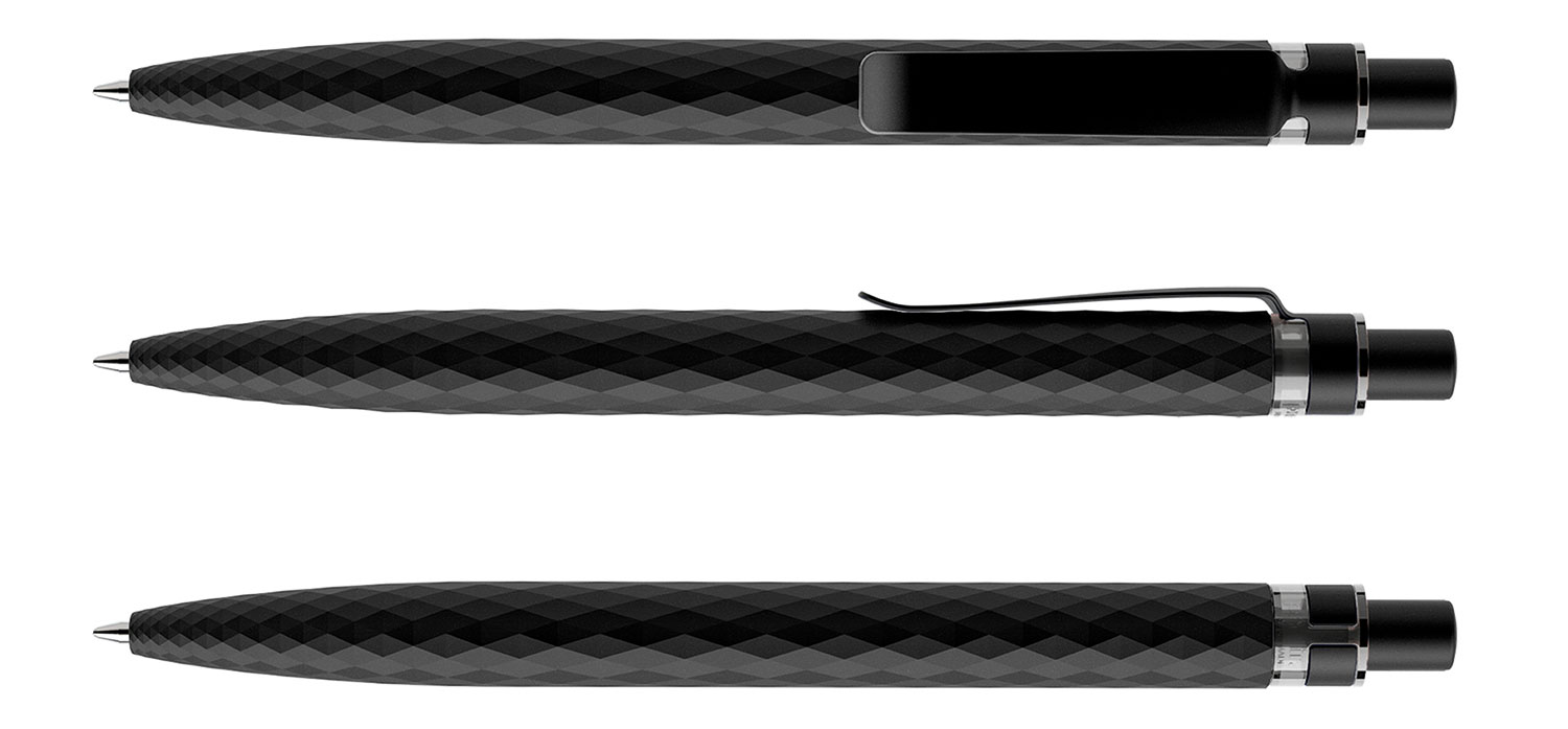 Prodir Kugelschreiber QS01 PQS Q80 Carbon Schwarz Stone