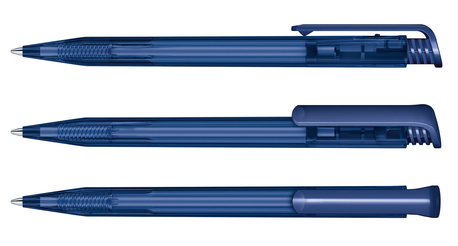 Senator Kugelschreiber Super Hit Dunkelblau Clear