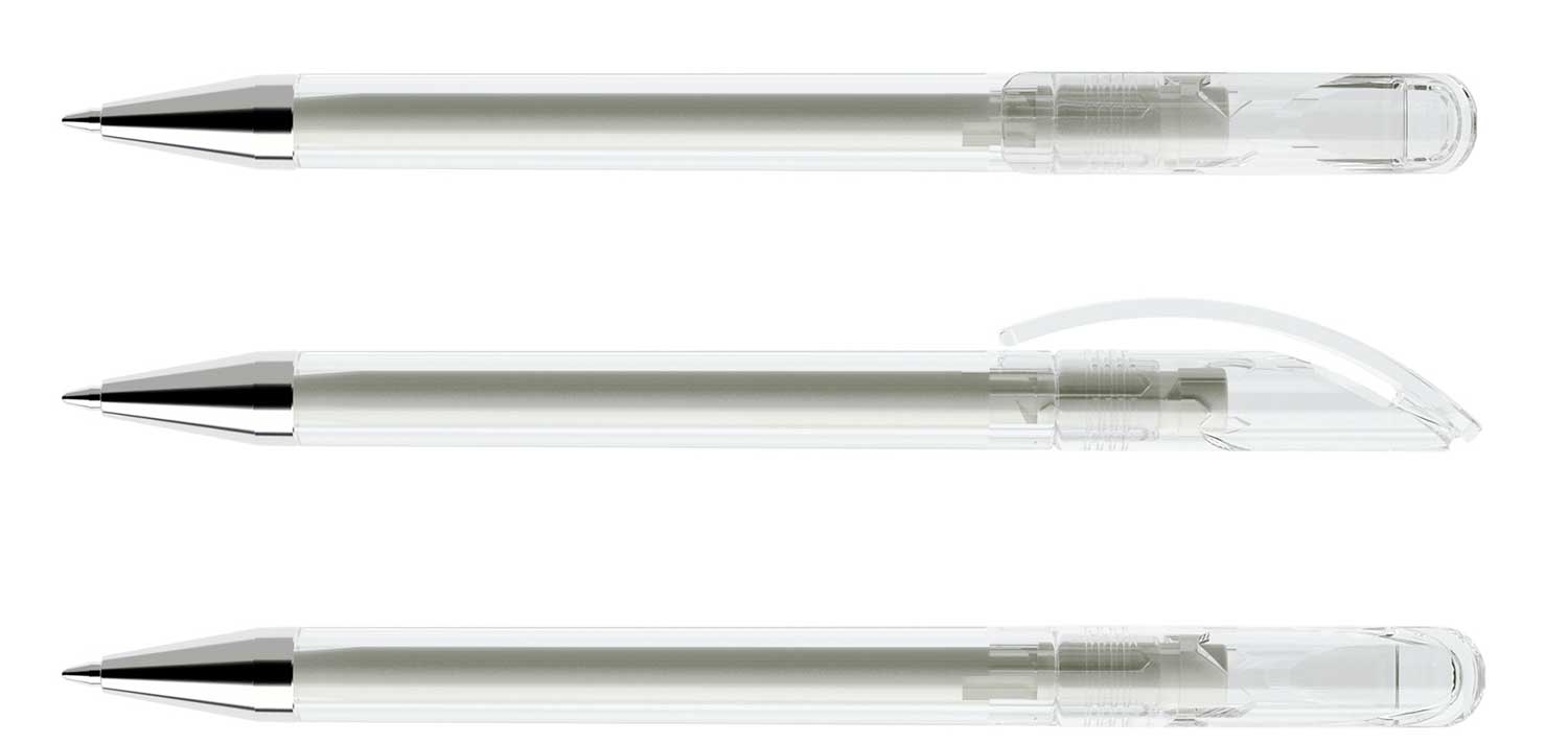 Prodir Kugelschreiber DS3 TTC T01 Clear Transparent