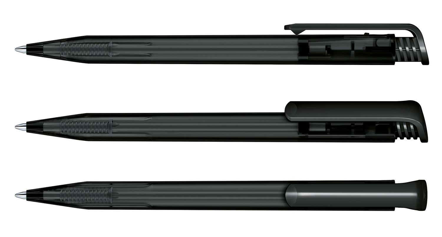 Senator Kugelschreiber Super Hit Schwarz Gefrostet