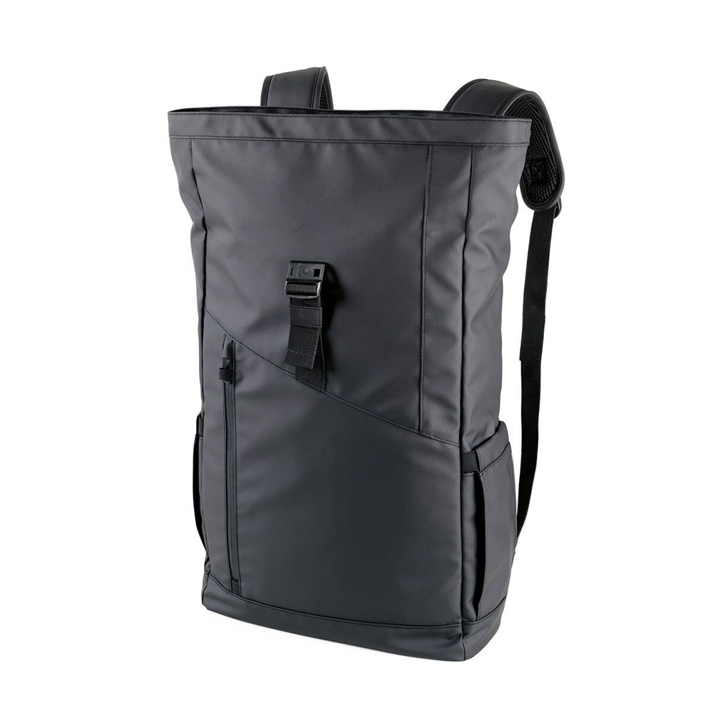 TROIKA Roll Top Rucksack "TROIKA BLACK ROLL TOP"