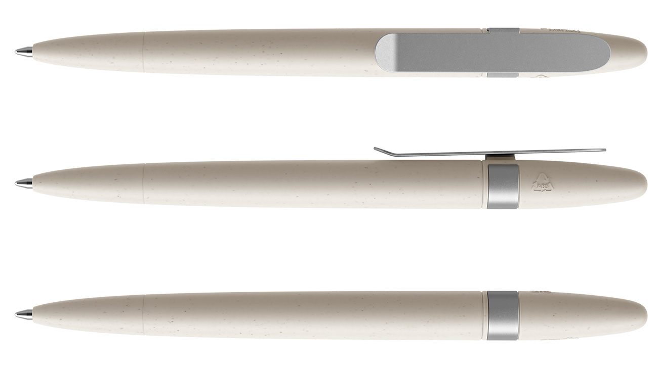 Prodir Kugelschreiber DS5 TSE E03 S70 Shell Metall-Clip Silber