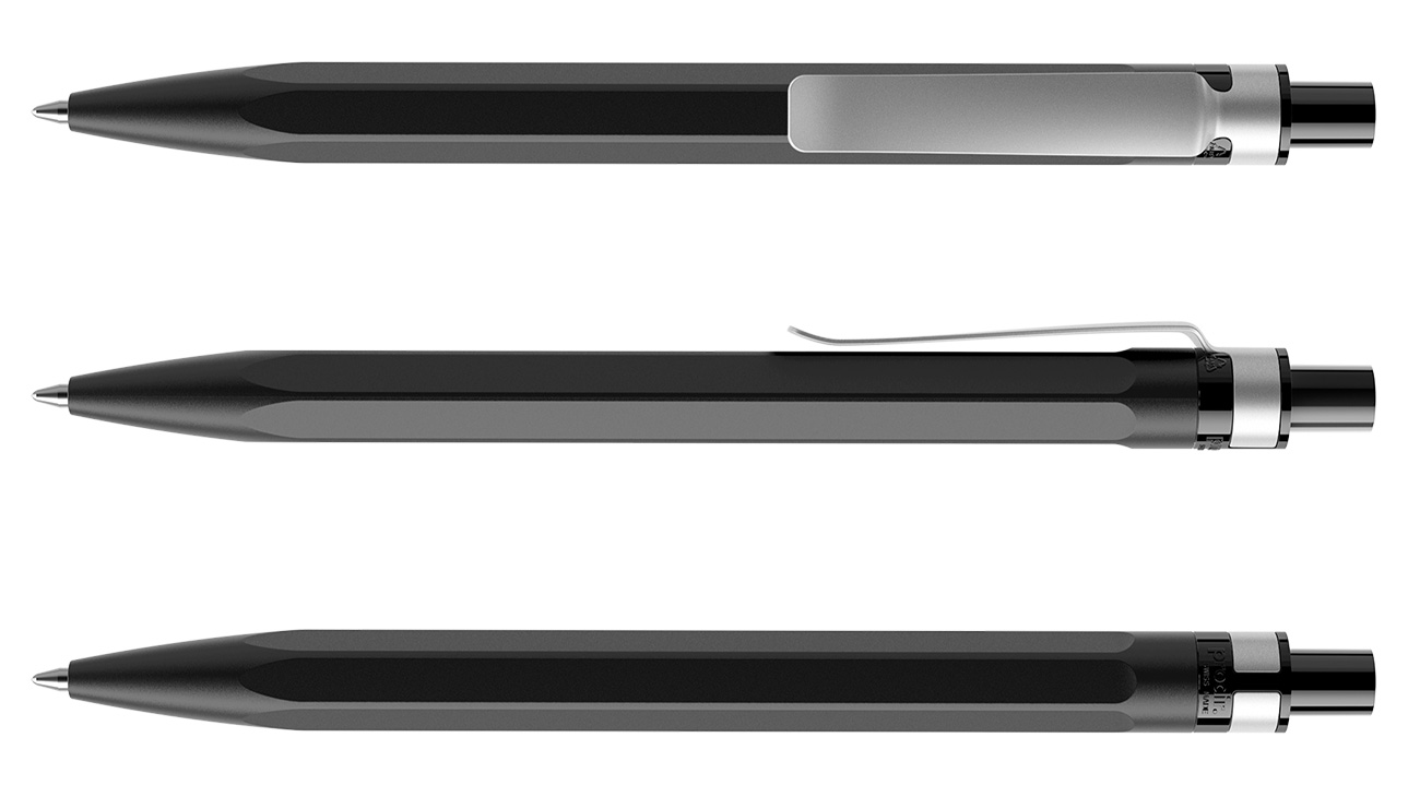 Prodir Kugelschreiber QS50 PMS M75 Schwarz Matt Metall-Clip