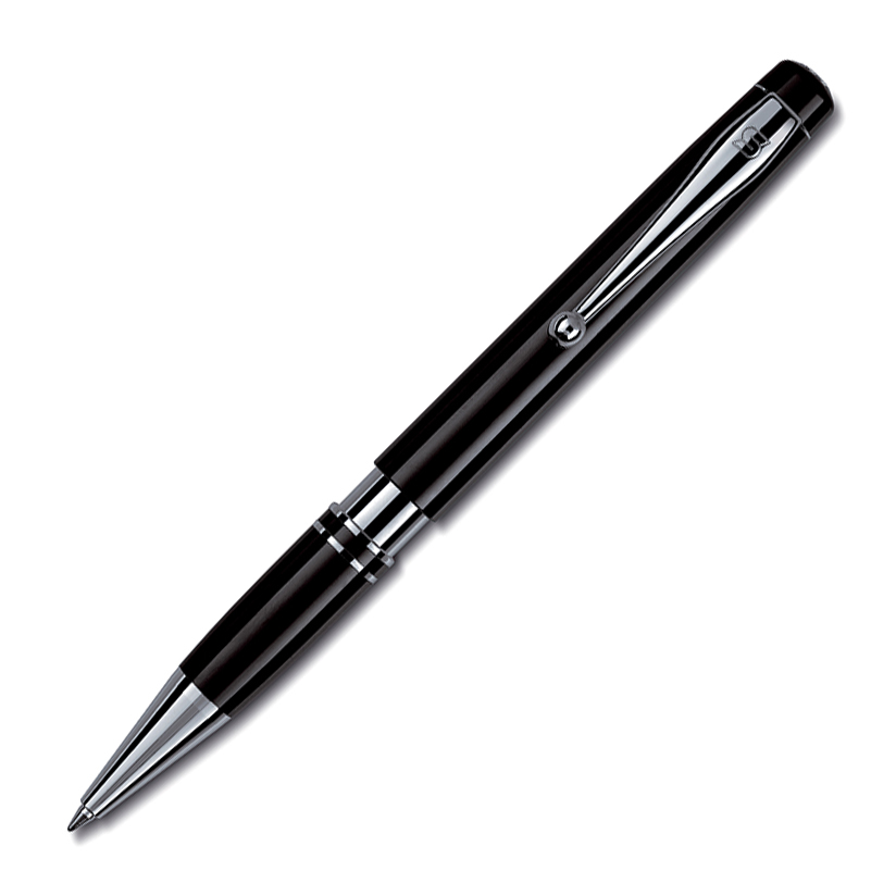 Stilolinea Kugelschreiber Tethys Chrome Schwarz