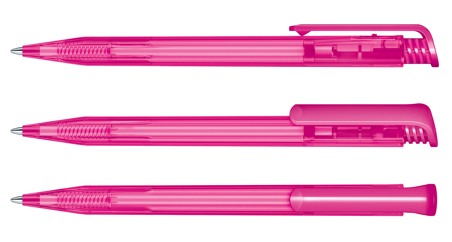 Senator Kugelschreiber Super Hit Pink Clear