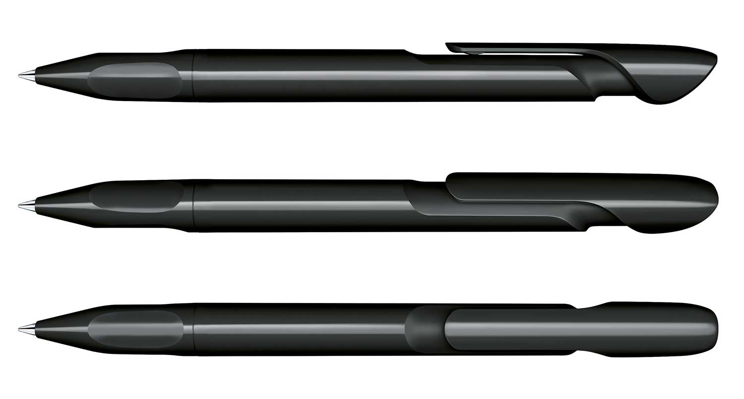 Senator Kugelschreiber Evoxx Recycled Schwarz Poliert