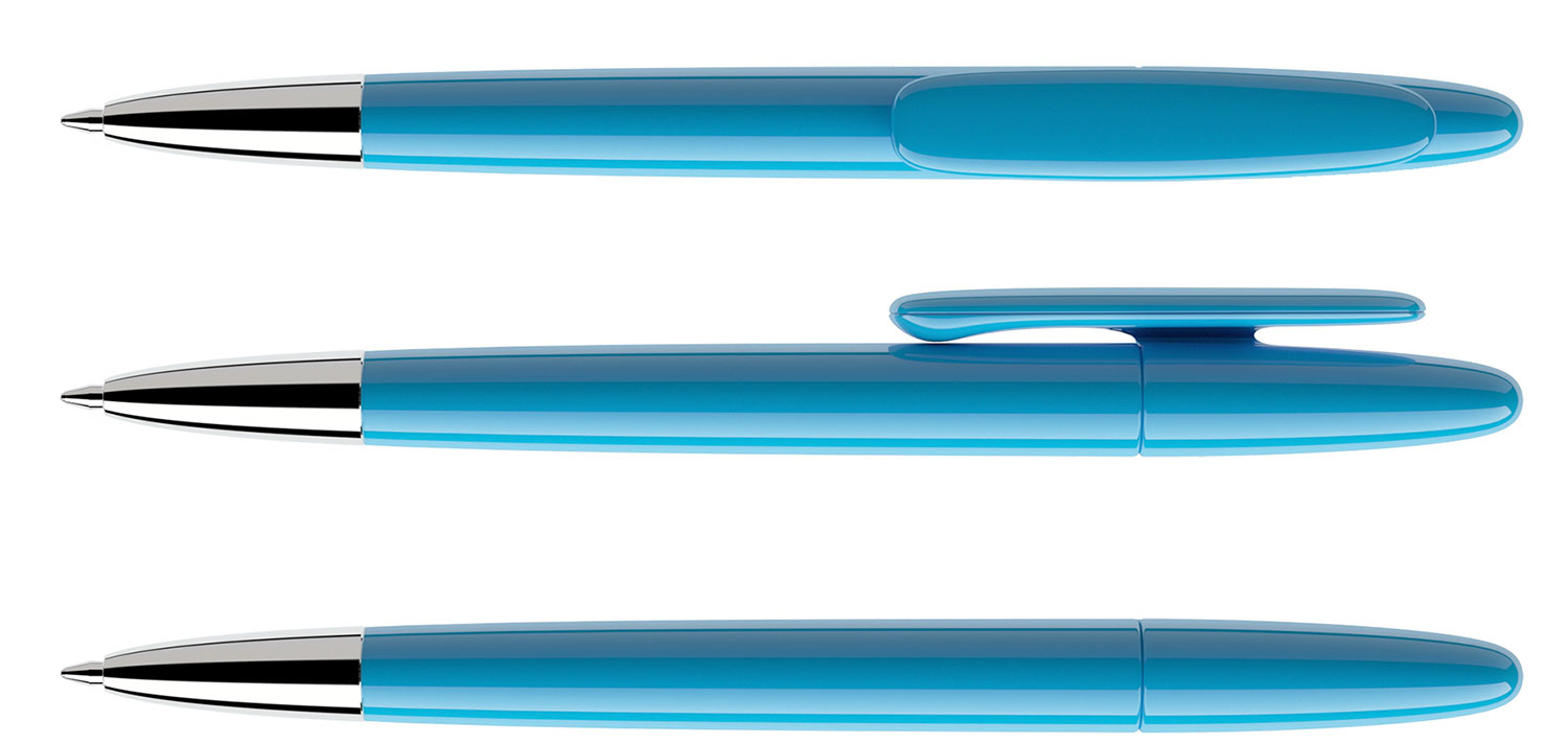 Prodir Kugelschreiber DS5 TPC P58 Hellblau Poliert