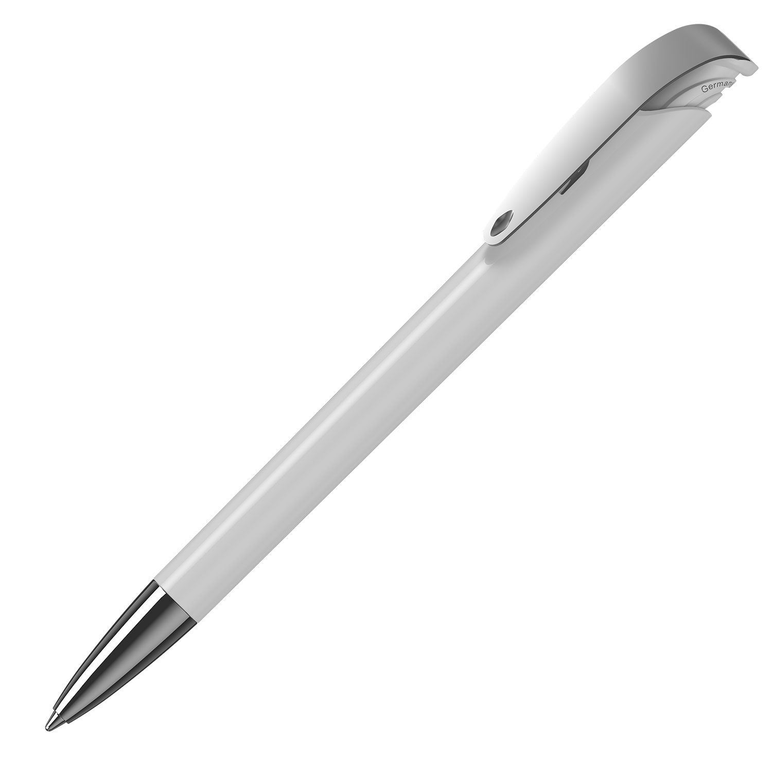 Klio Kugelschreiber Jona High Gloss MMn Weiss