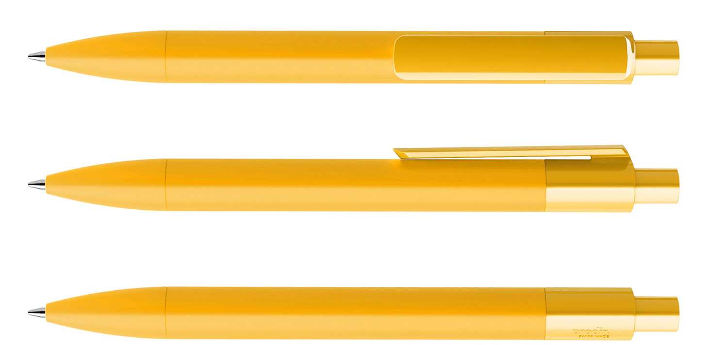 Prodir Kugelschreiber DS4 PRR P06 Gelb Soft-Touch