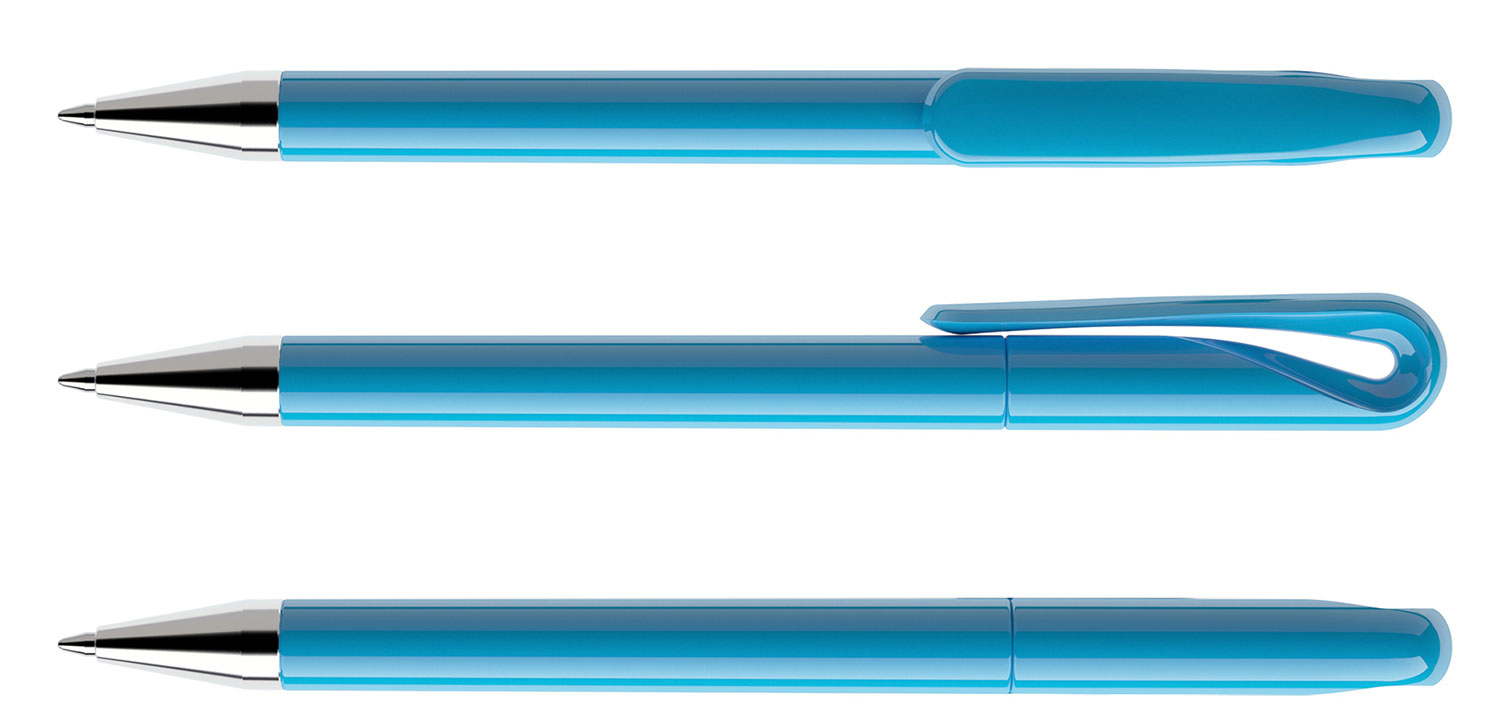 Prodir Kugelschreiber DS1 TPC P58 Hellblau Poliert