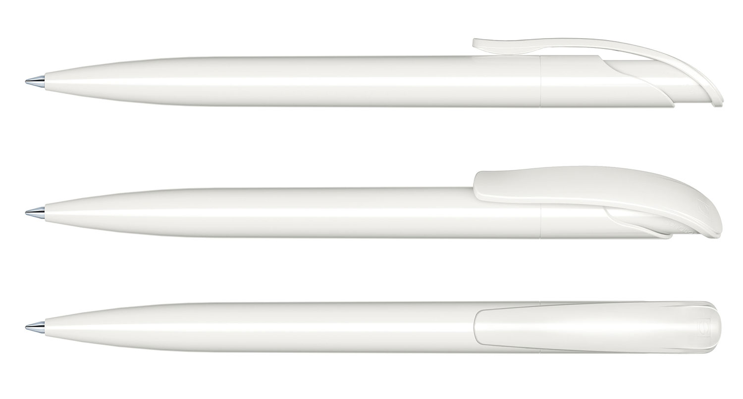 Senator Kugelschreiber Challenger Weiss Poliert