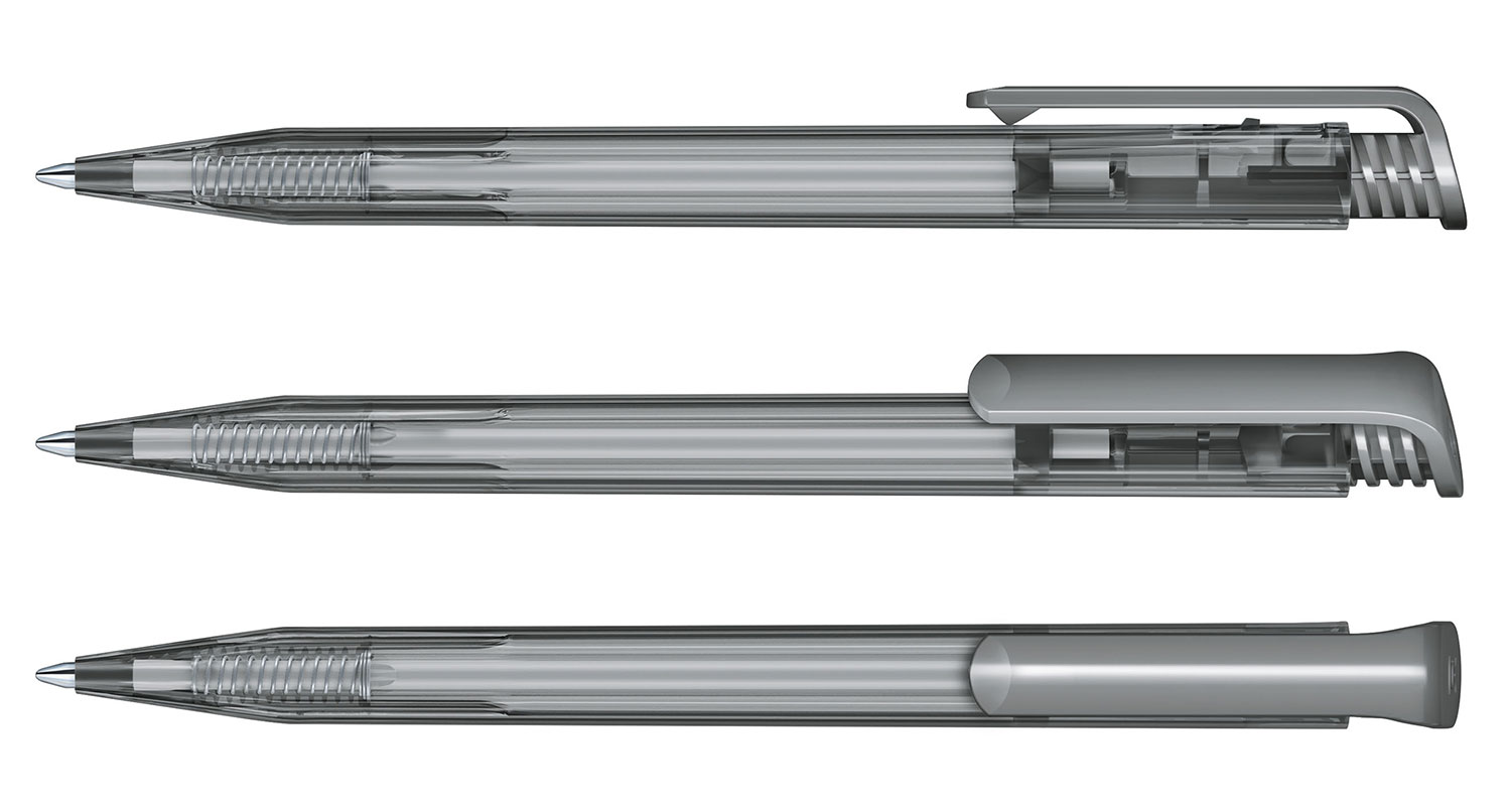 Senator Kugelschreiber Super Hit Grau Clear