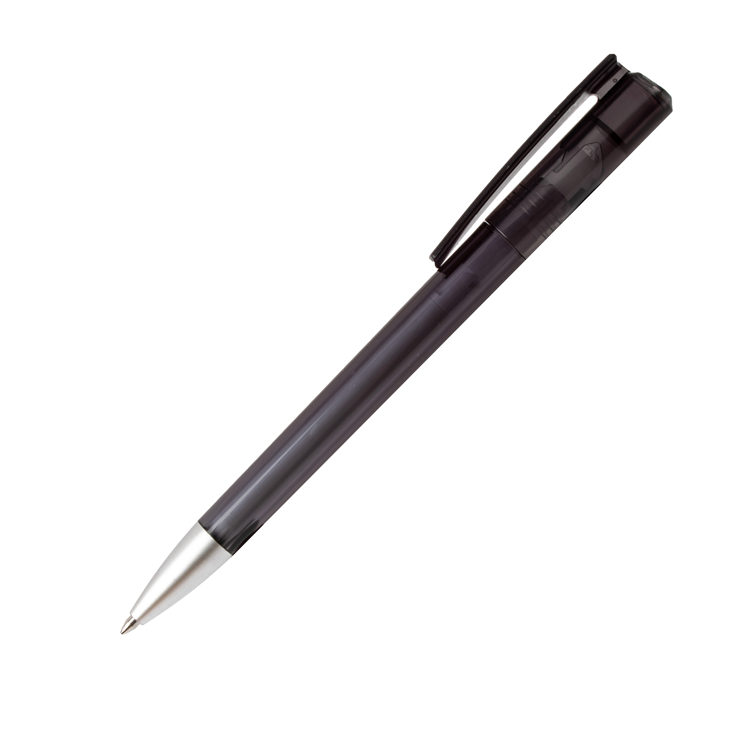 Burger Swiss Pen Kugelschreiber Elan Elegance 1002 Transparent Schwarz