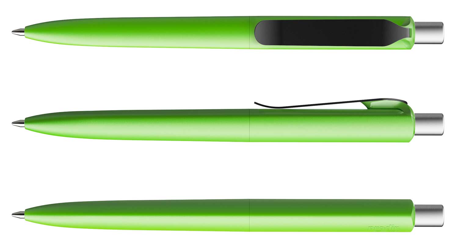Prodir Kugelschreiber DS8 PSM M47 S80 Grün Matt Metall-Clip Schwarz