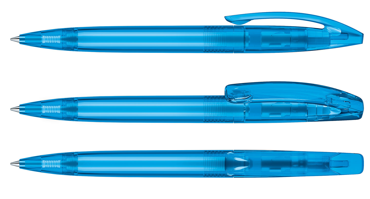 Senator Kugelschreiber Bridge Hellblau Clear