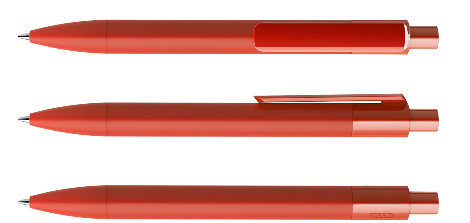 Prodir Kugelschreiber DS4 PRR P20 Rot Soft-Touch