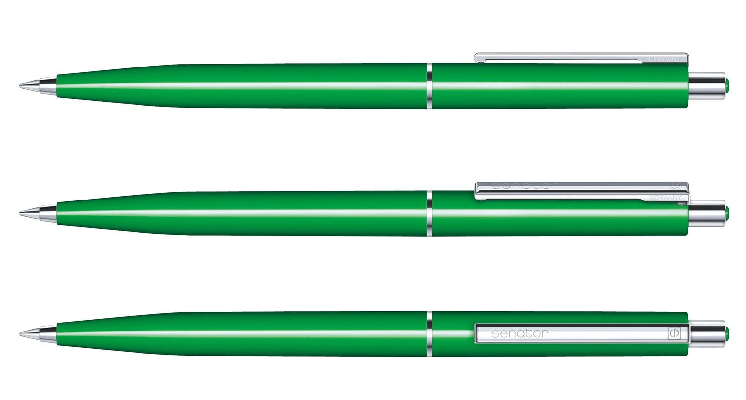 Senator Kugelschreiber Point Grün Poliert