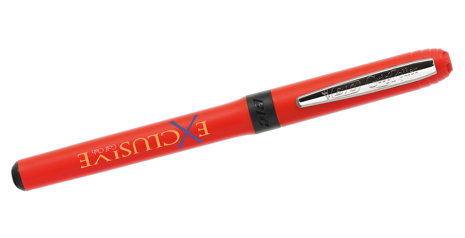 BIC® Rollerball Grip Roller Rot