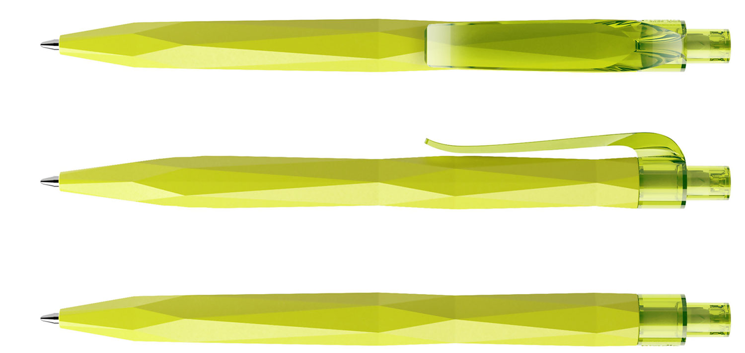 Prodir Kugelschreiber QS20 PRT R66 Gelbgrün Soft-Touch