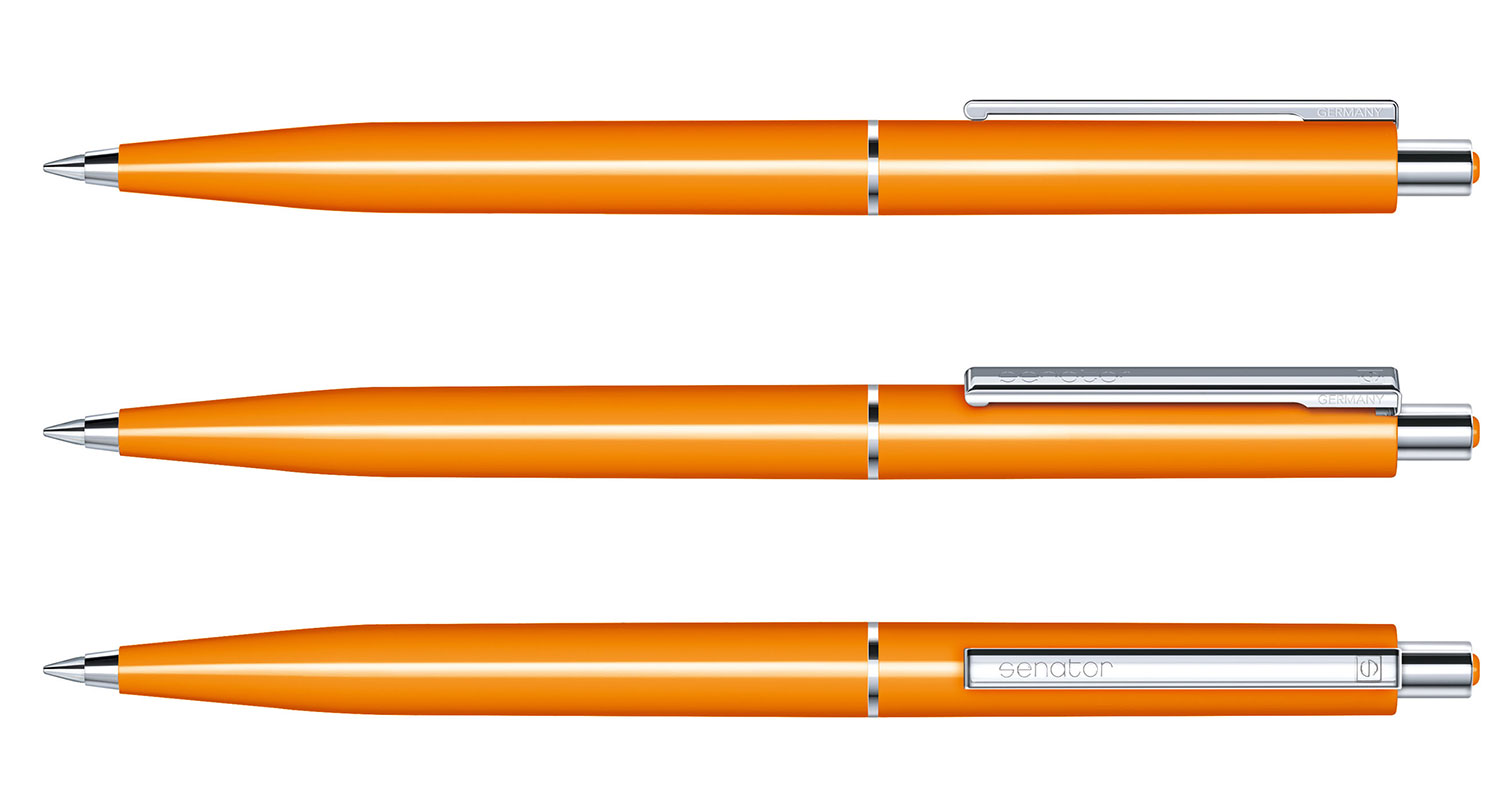 Senator Kugelschreiber Point Orange Poliert